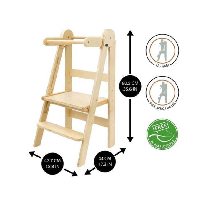 Torre de Aprendizagem 509Crew Foldable Lofty Natural
