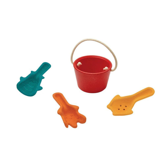 Conjunto de Praia com Balde Eco 4 Peças