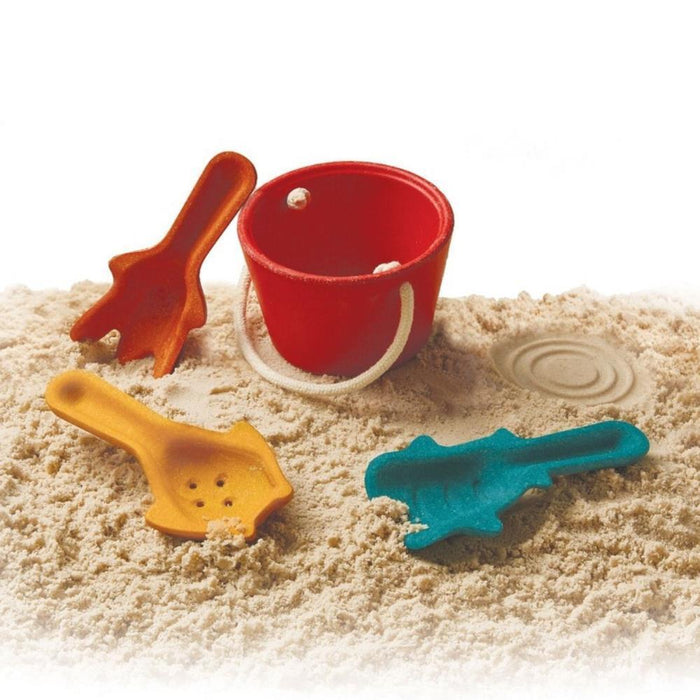 Conjunto de Praia com Balde Eco 4 Peças