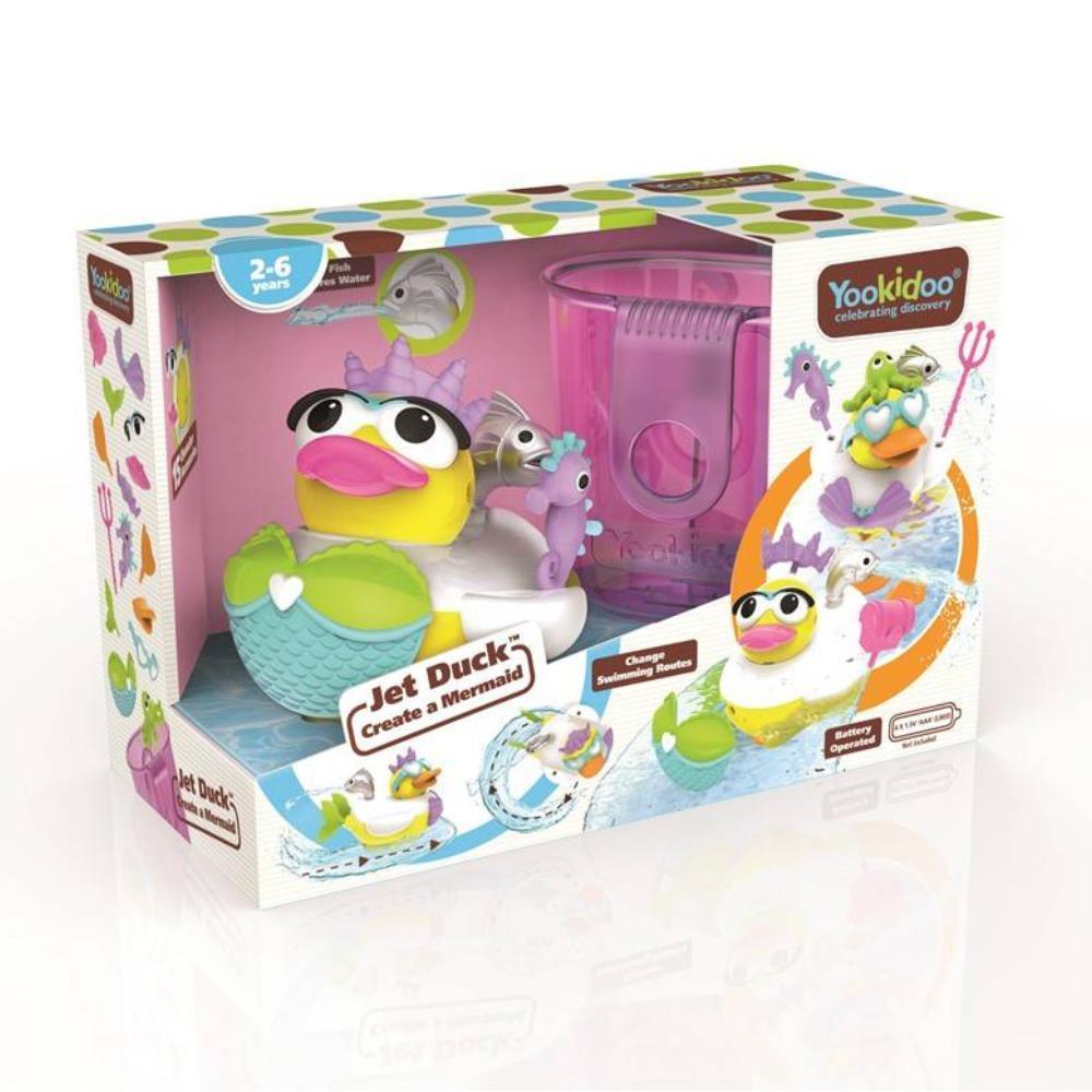 Yookidoo Jet Duck Mermaid Bath Toys