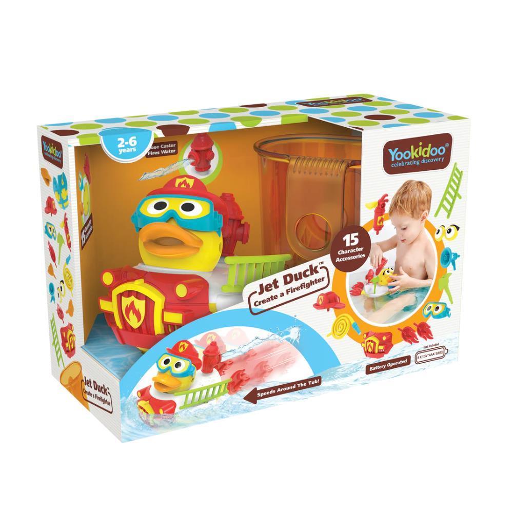 Brinquedos de Banho Yookidoo Jet Pato Bombeiro