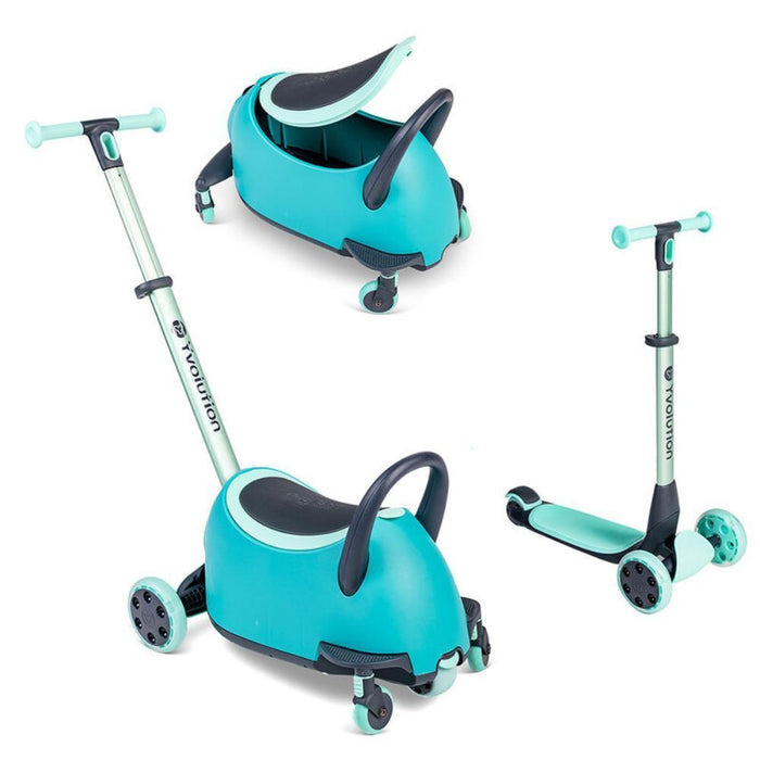 Ride-On/Trotinete Yvolution Yglider Luna 3em1 Green