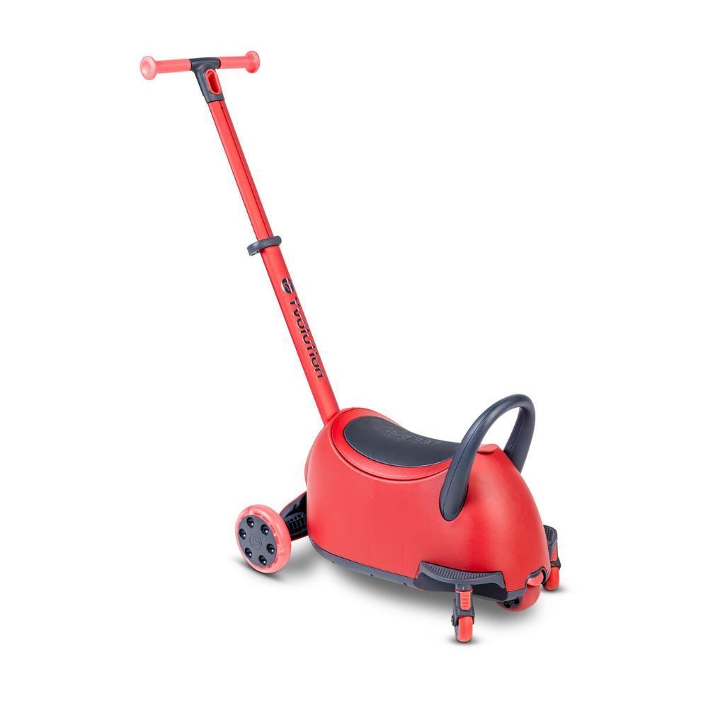 Yvolution Yglider Luna 3-in-1 Ride-On/Scooter Red