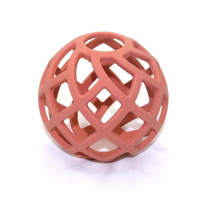 Bola Mordedor em Silicone OBDesign Rosa