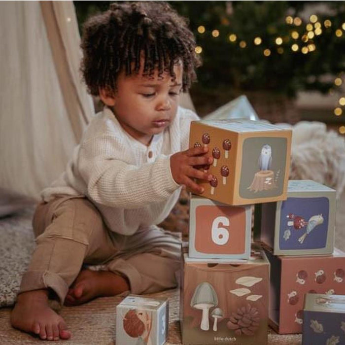 10 Cubos de Empilhar Little Dutch Little Farm