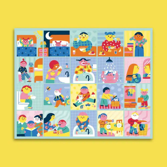 Quadro de Rotinas Magnético The Happy Gang 30cm