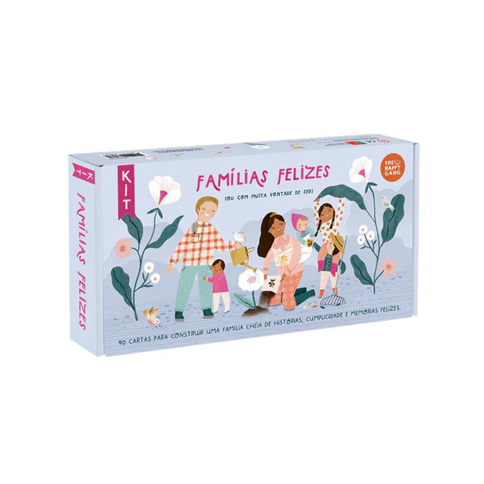 Conjunto de 3 Jogos The Happy Gang Famílias Felizes 90 Cartas