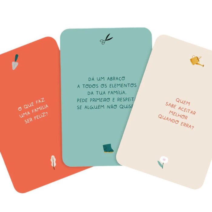 Conjunto de 3 Jogos The Happy Gang Famílias Felizes 90 Cartas