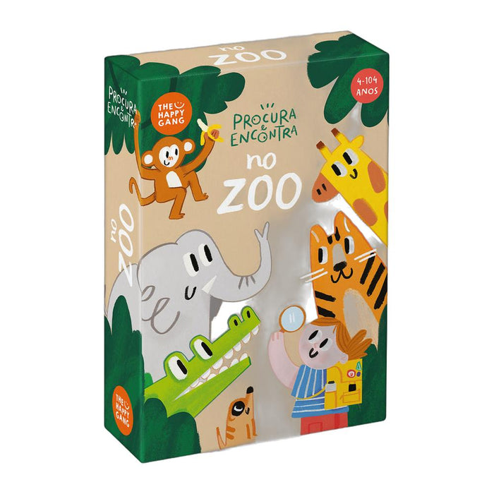 Jogo The Happy Gang Procura e Encontra no Zoo 50 Cartas