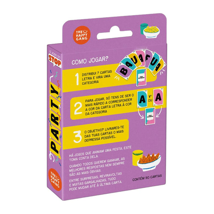 Jogo The Happy Gang Let´s Go Stop Party 110 Cartas