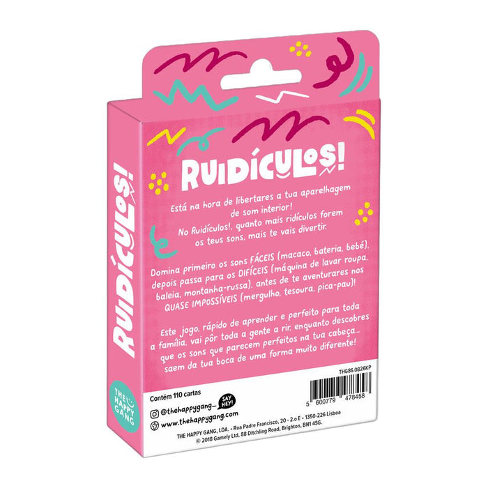 Jogo The Happy Gang Let´s Go Ruidículos 110 Cartas