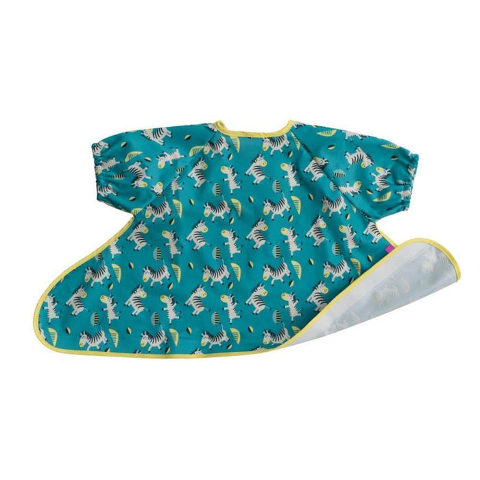 Babete Tidy Tot com Mangas Curtas e Ventosas Zebra 6-24m