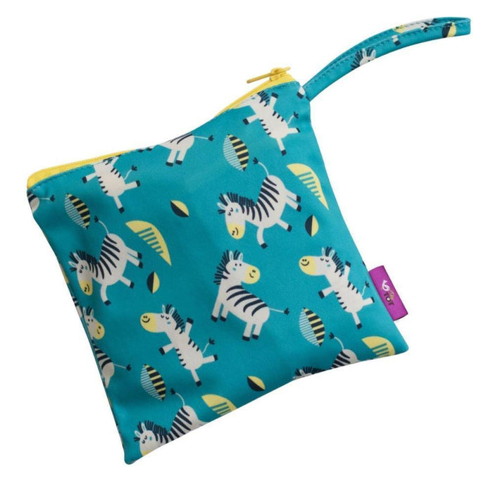 Babete Tidy Tot com Mangas Curtas e Ventosas Zebra 6-24m