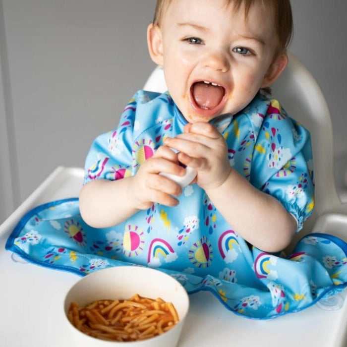 Babete Tidy Tot com Mangas Curtas e Ventosas Rainbow 6-24m