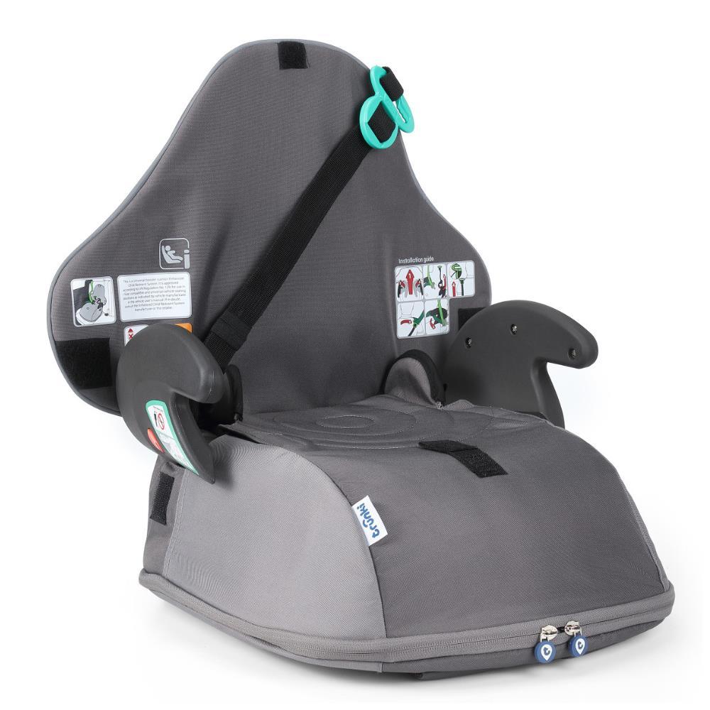 Assento BoostApak com Mochila Trunki Cinza 126-150cm
