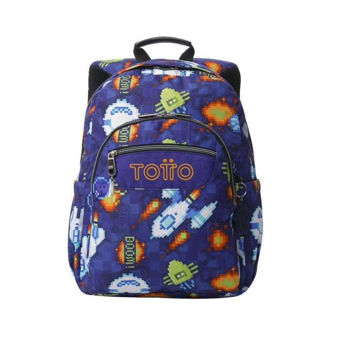 Mochila Grande Totto Acuareles 44cm
