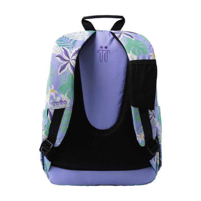Mochila Grande Totto Acuarela Lilás 44cm