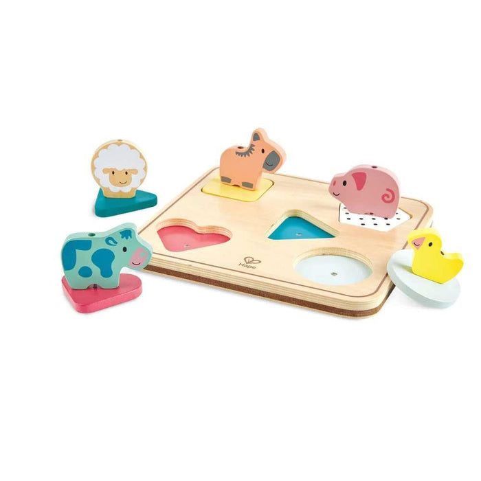 Hape Puzzle Animales de Granja de Madera con Sonido