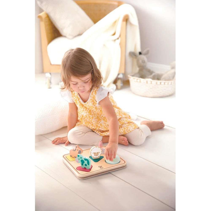 Hape Puzzle Animales de Granja de Madera con Sonido