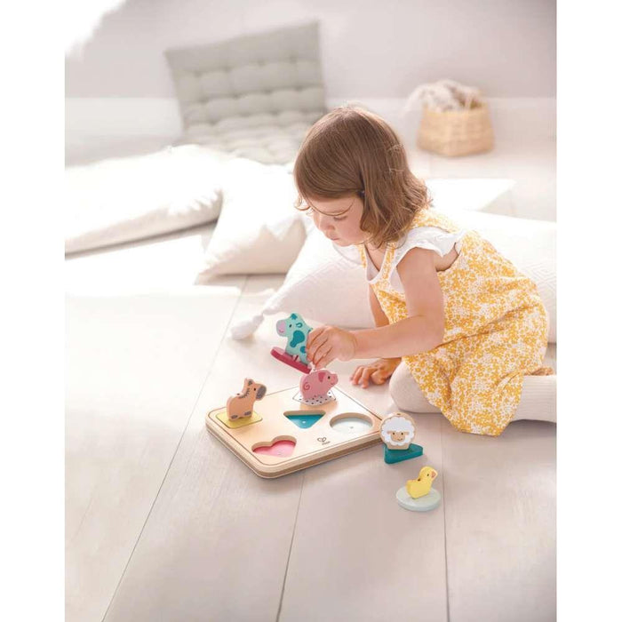 Hape Puzzle Animales de Granja de Madera con Sonido