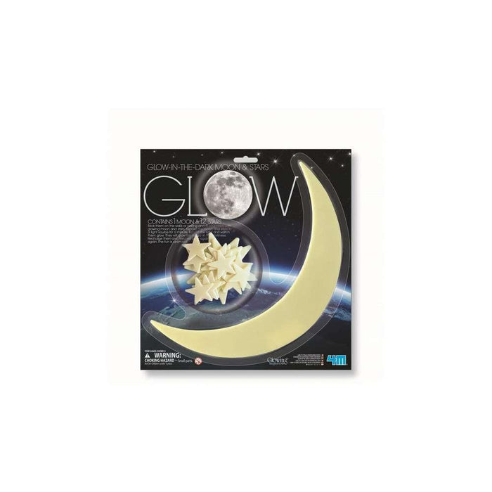 Luna y 12 Mini Estrellas Luminiscentes