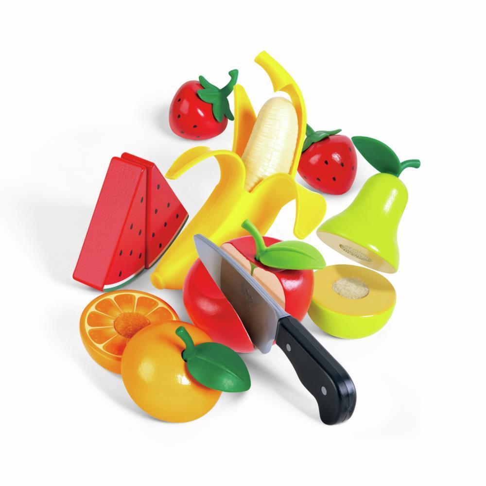 7 Wooden Fruit to Cut and Assemble