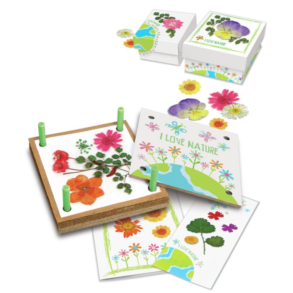 Arte con flores prensadas: creatividad verde