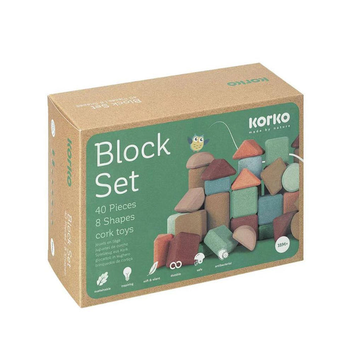 40 Blocos de Construção Korko Eco em Cortiça