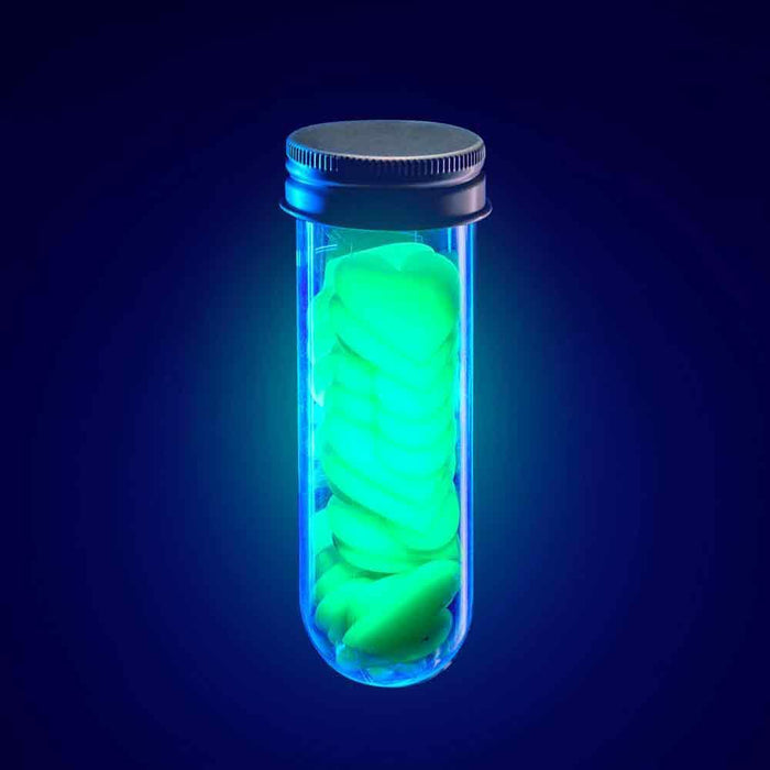 Frasco 18 com Corações Luminescentes