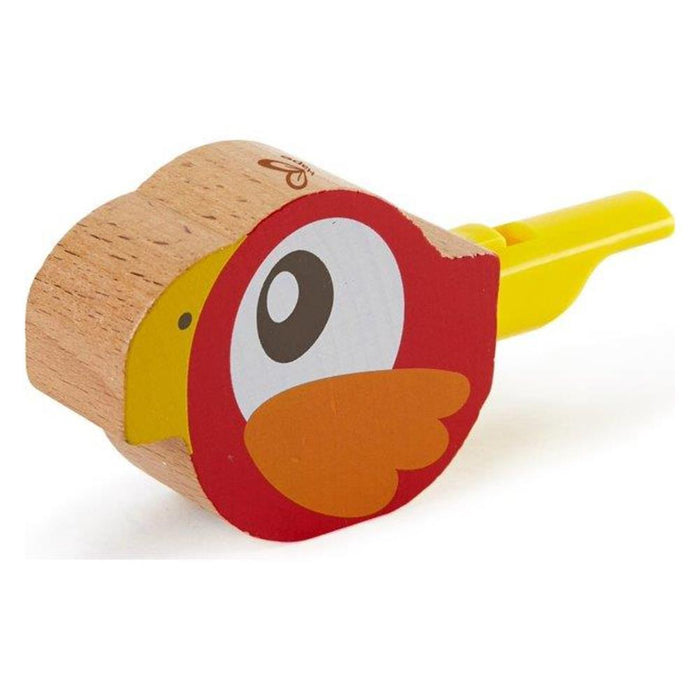 Apito Pássaro Hape Vermelho em Madeira