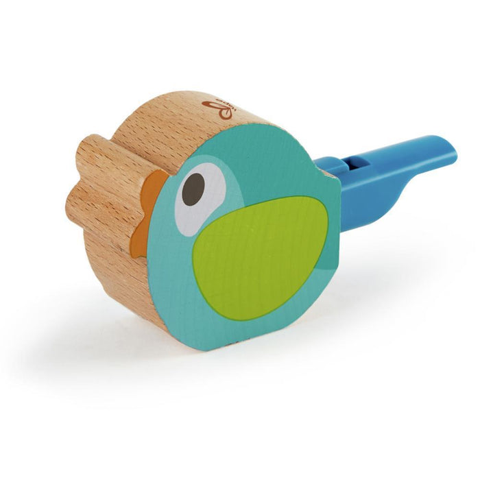 Apito Pássaro Hape  Turquesa em Madeira