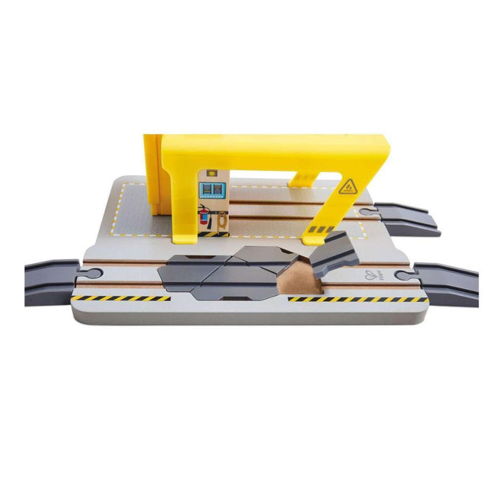 Grua e Veículos de Construção Hape 14 Peças