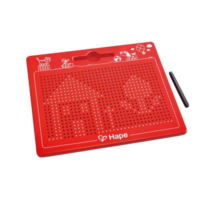 Tabuleiro de Desenho Magnético XL Vermelho e Caneta