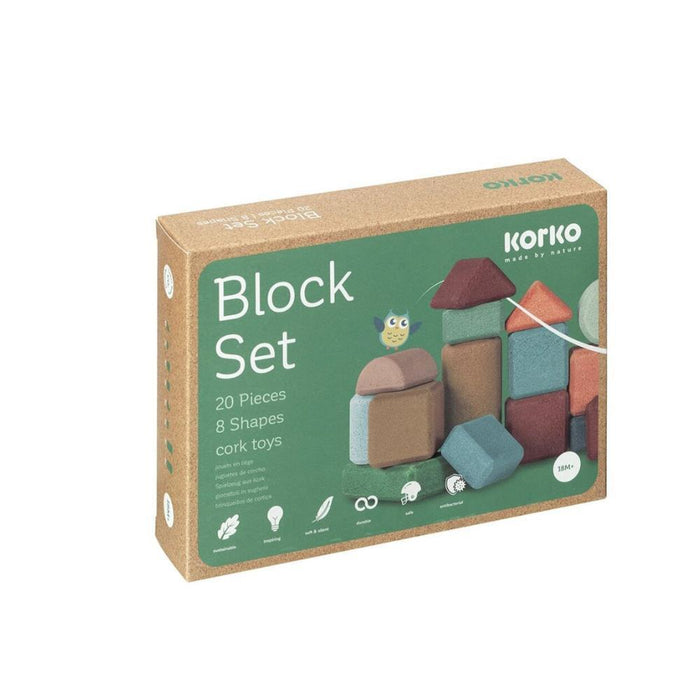 20 Blocos de Construção Korko Eco em Cortiça