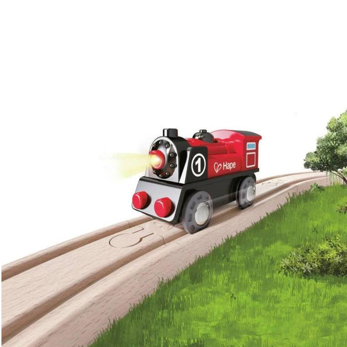 Locomotiva Elétrica Vermelha com Luz Hape