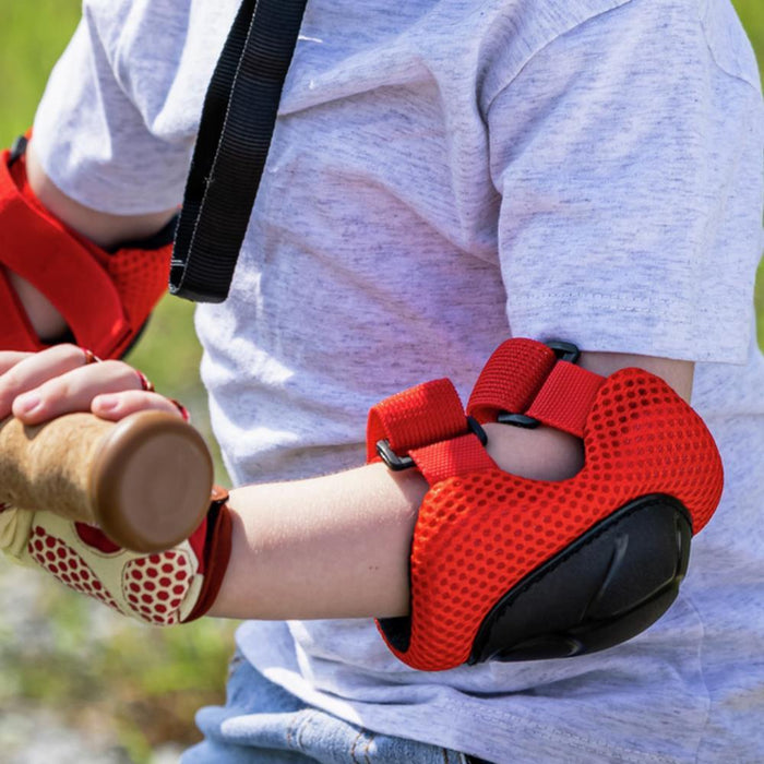 Proteção de Cotovelos e Joelhos Hape Vermelho 3-6 Anos
