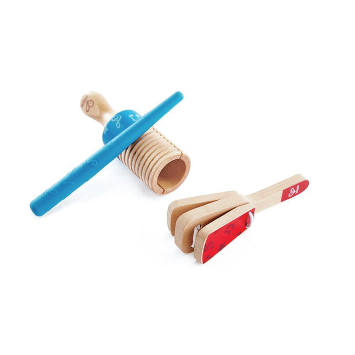 2 Instrumentos Musicais em Madeira Hape