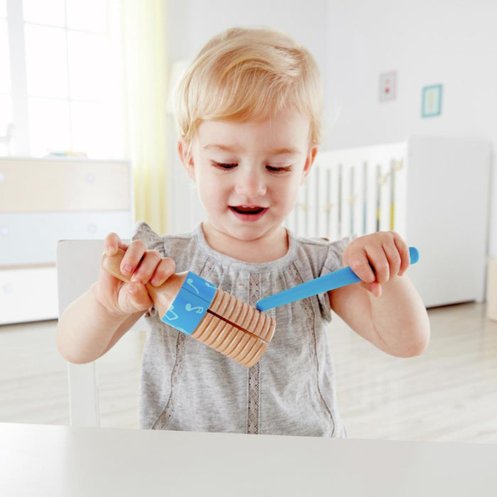 2 Instrumentos Musicais em Madeira Hape