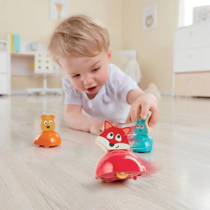 Carro Hape Raposa Vermelha Pressione e Corre