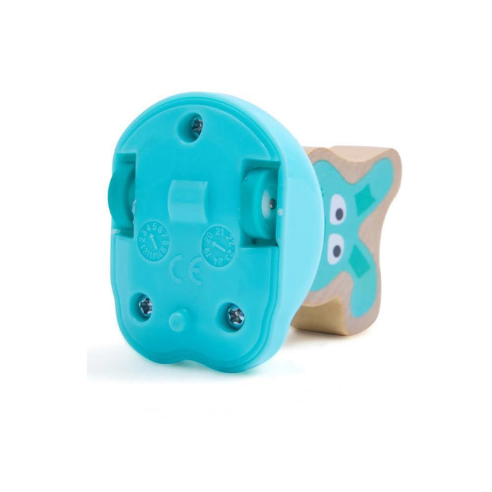 Carro Hape Coelho Azul Pressione e Corre