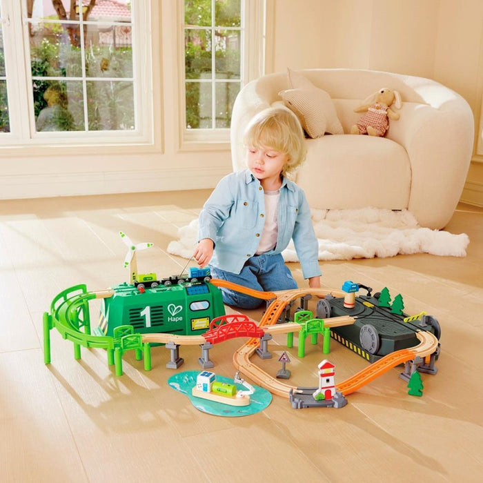 Mala Comboio com Pista Eco Energy em Madeira