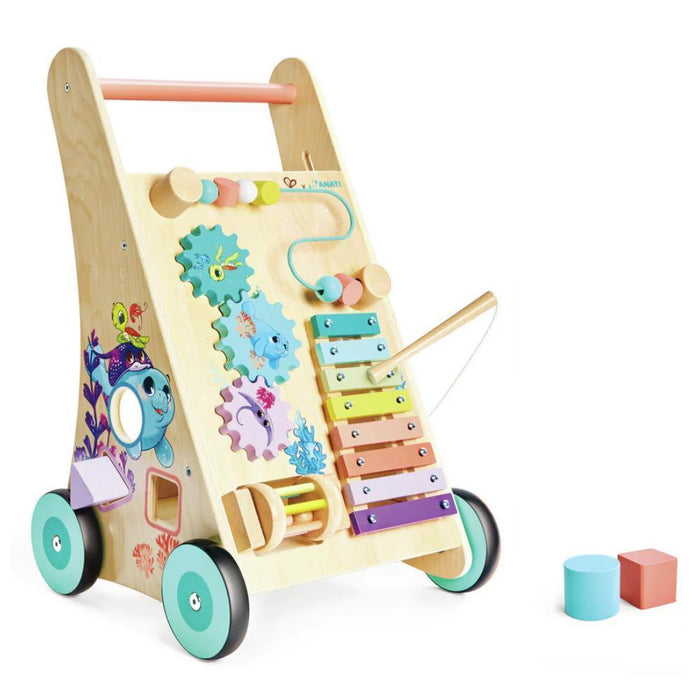 Andador com Atividades Hape Iti em Madeira