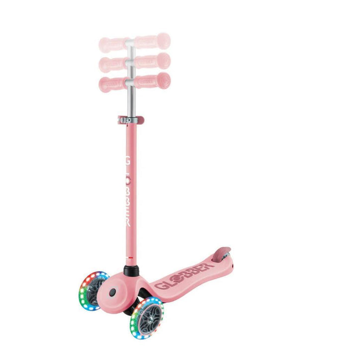 Trotinete Globber Go Up Sporty Lights 3em1 Pastel Pink