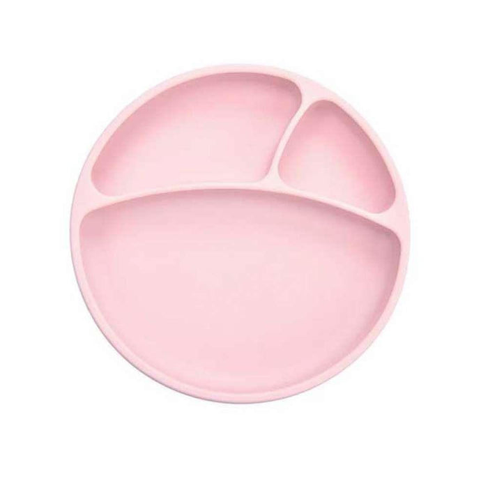 Prato em Silicone com Divisórias Minikoioi Rosa
