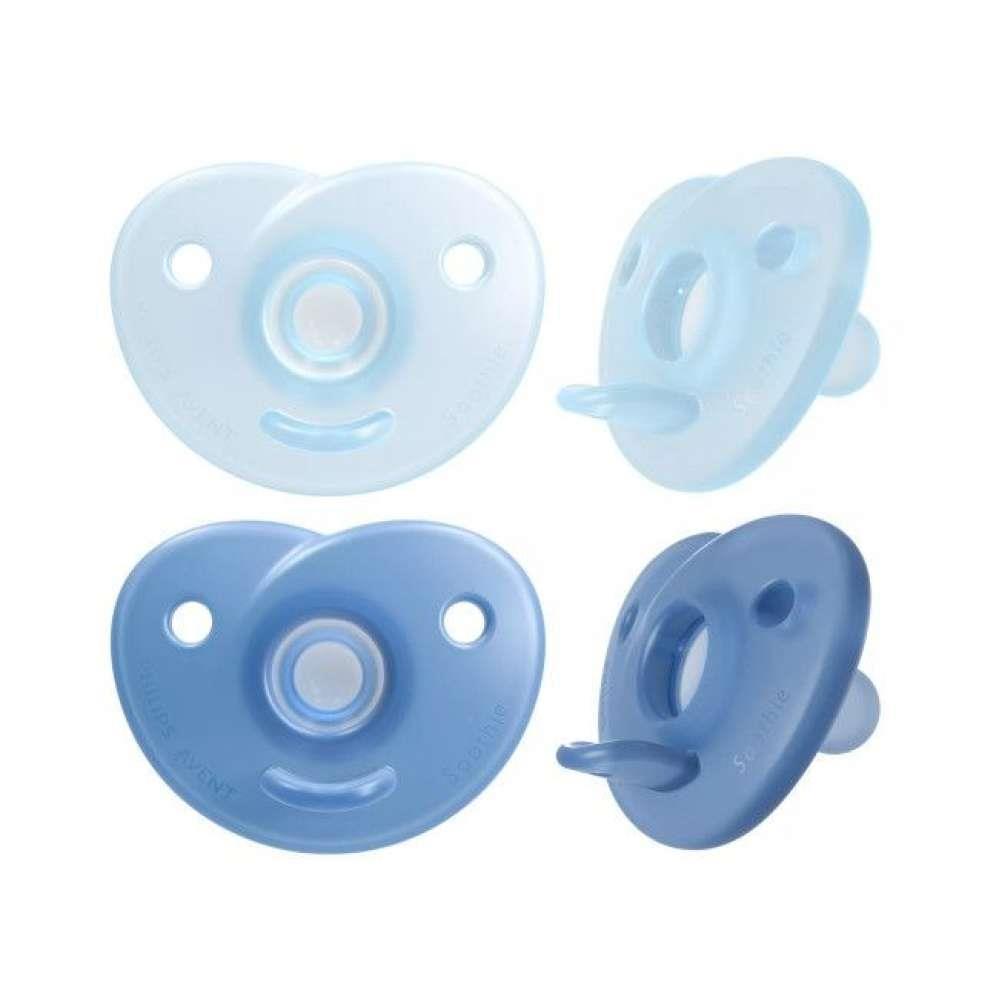 2 Chupetas Avent Soothie Menino 0-6m
