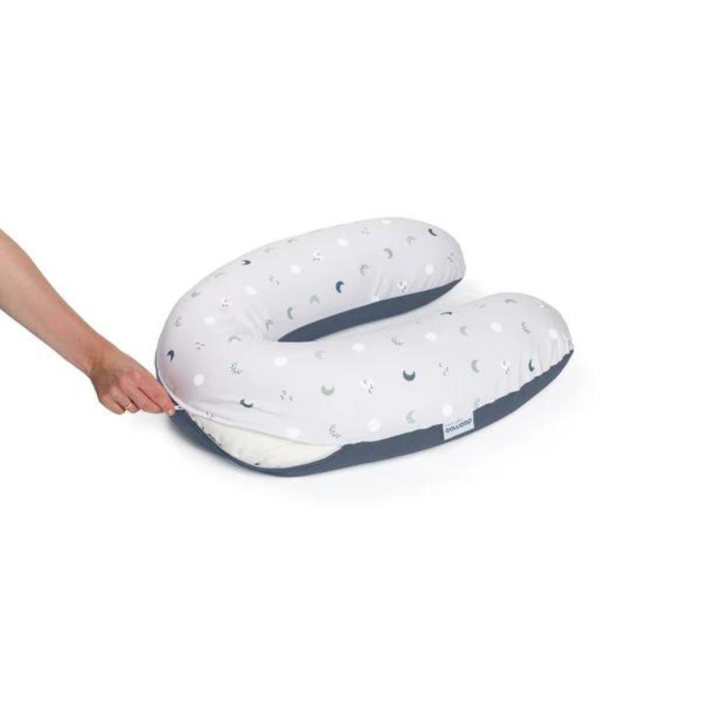 Organic Cotton Cover for Doomoo Buddy Blue Grey Moon