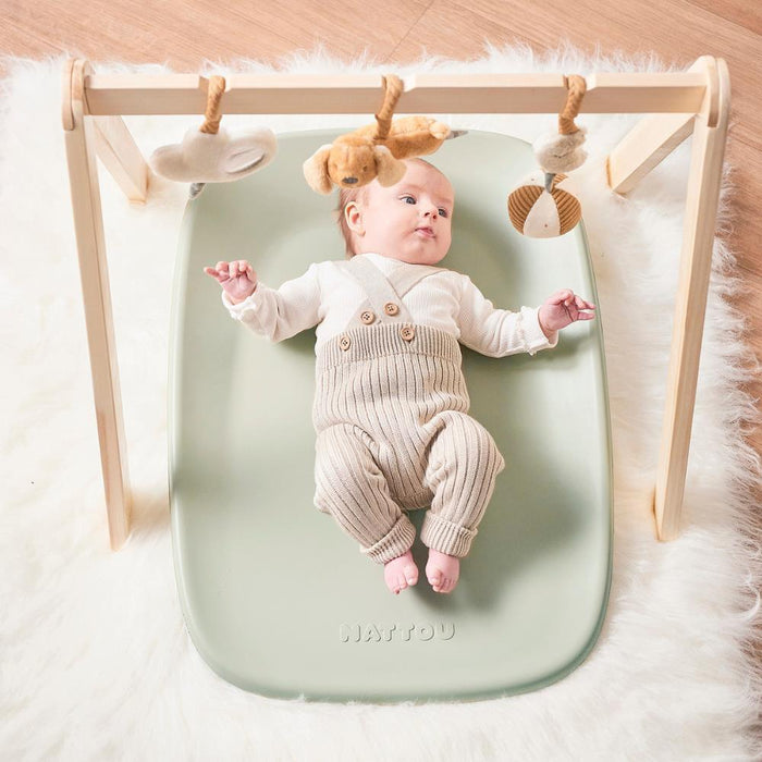 Muda Fraldas em Espuma Nattou Verde 70x50 cm