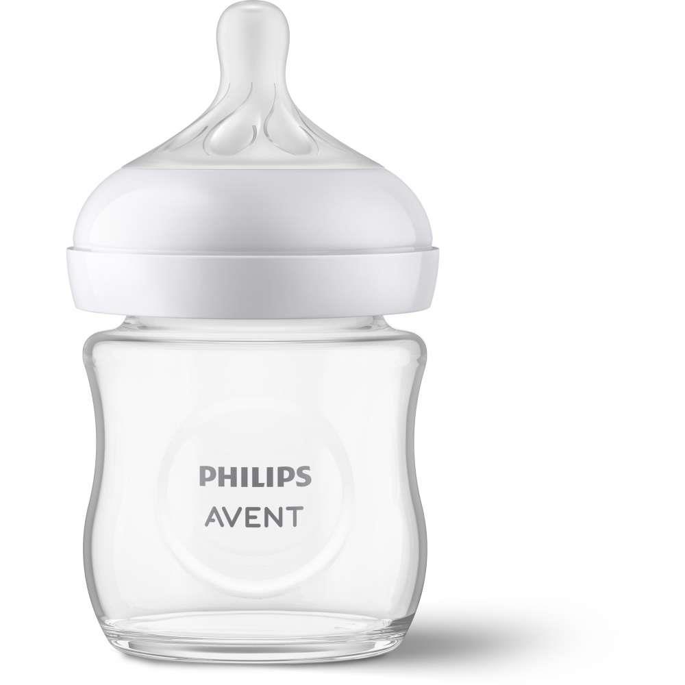 Biberón de vidrio Philips Avent Natural Response de 120 ml
