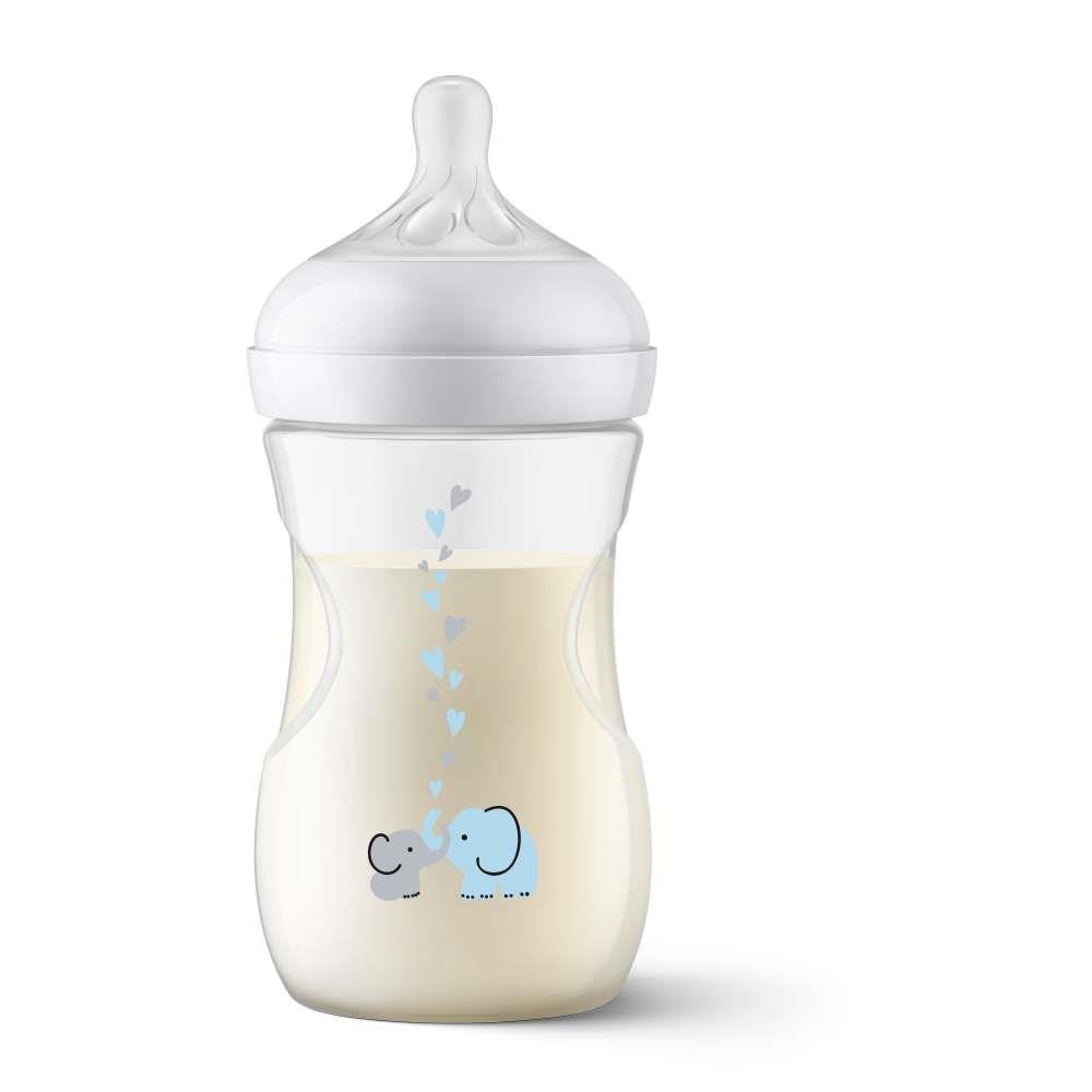 Biberão Philips Avent Natural Response Air Free Elefante 260ml