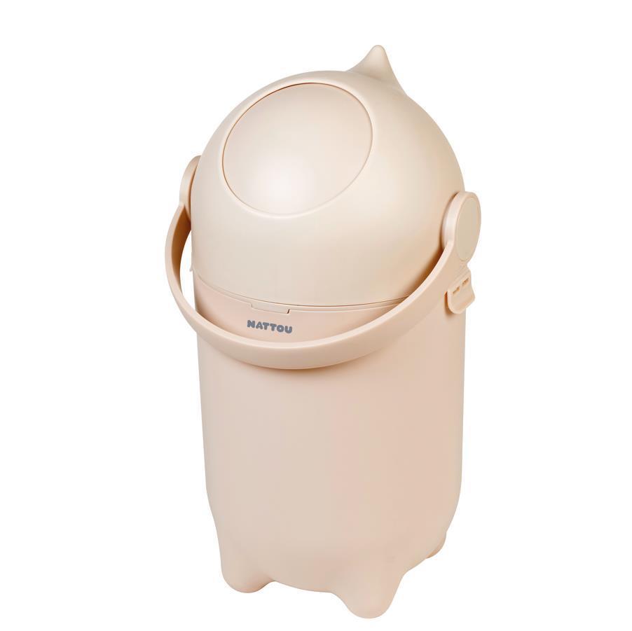 Nattou Dropy Beige Diaper Pail